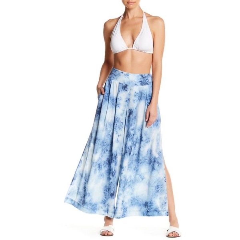 Nicole Miller resort wear wide leg pants